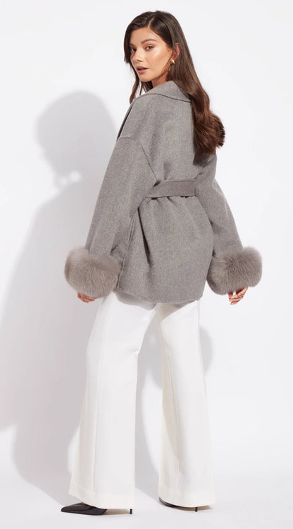 Il Victoria Moss in grigio perla